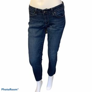 PAIGE Denim Peg Skinny Medium Wash Ankle Jeans - Size 28